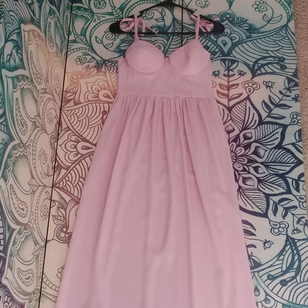 Soft Pink Maxi Dress